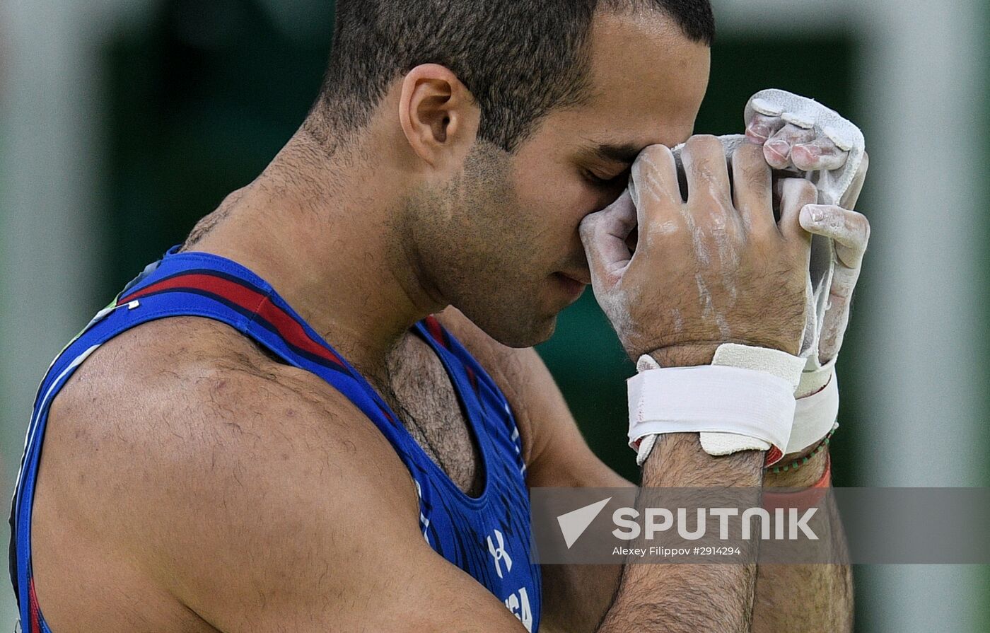 2016 Summer Olympics. Artistic gymnastics. Men. Horizontal bar