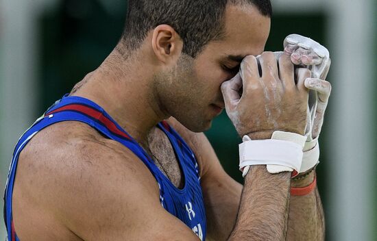 2016 Summer Olympics. Artistic gymnastics. Men. Horizontal bar