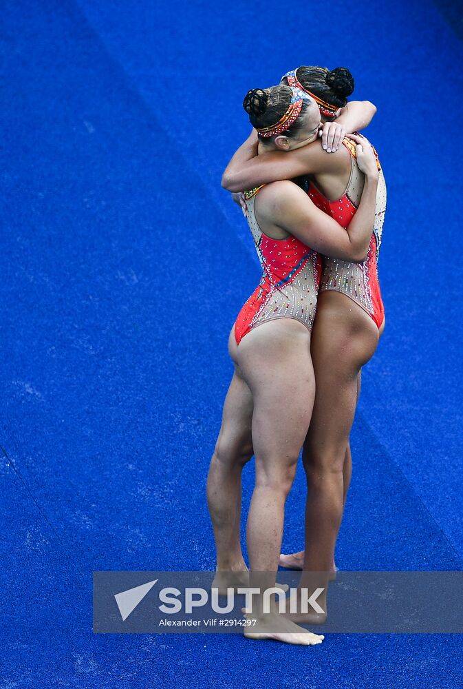 2016 Summer Olympics. Synchronized swimming duets. Free routine. Final