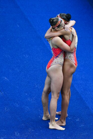2016 Summer Olympics. Synchronized swimming duets. Free routine. Final