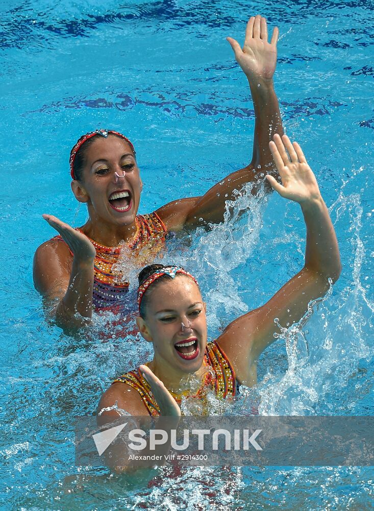 2016 Summer Olympics. Synchronized swimming duets. Free routine. Final