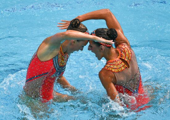 2016 Summer Olympics. Synchronized swimming duets. Free routine. Final