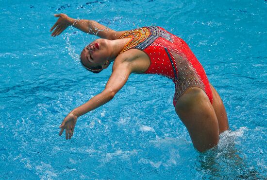 2016 Summer Olympics. Synchronized swimming duets. Free routine. Final