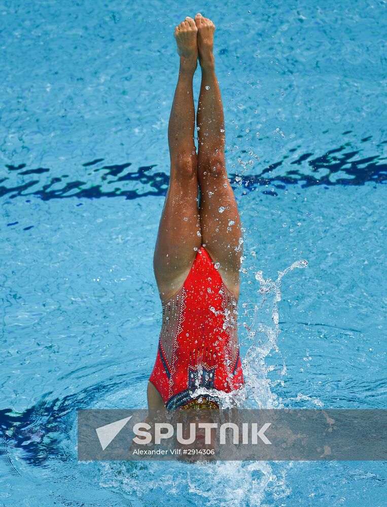 2016 Summer Olympics. Synchronized swimming duets. Free routine. Final