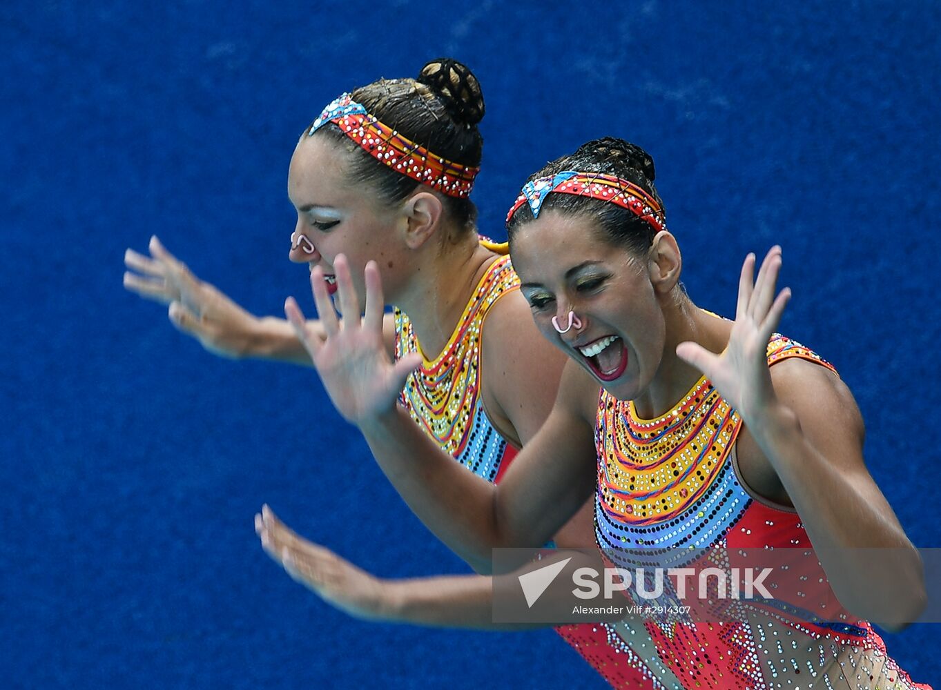 2016 Summer Olympics. Synchronized swimming duets. Free routine. Final