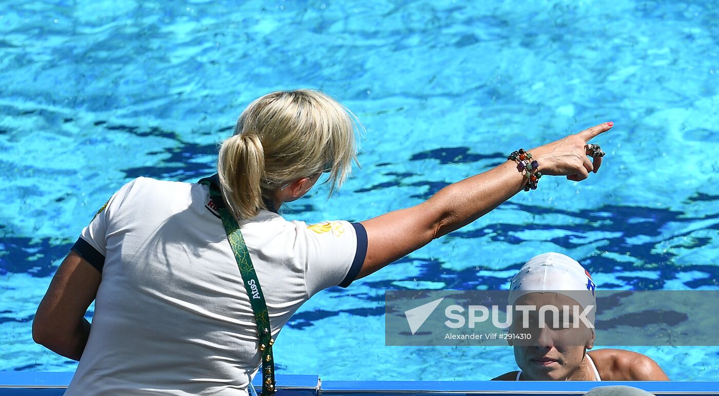 2016 Summer Olympics. Synchronized swimming duets. Free routine. Final