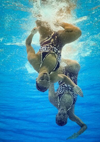 2016 Summer Olympics. Synchronized swimming duets. Free routine. Final