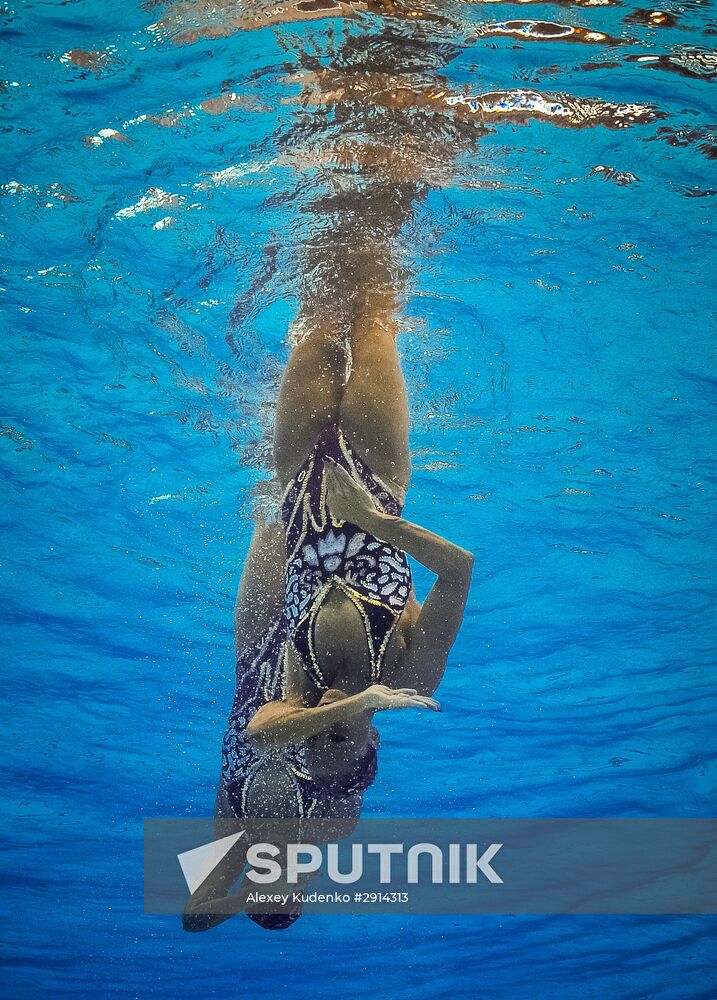 2016 Summer Olympics. Synchronized swimming duets. Free routine. Final