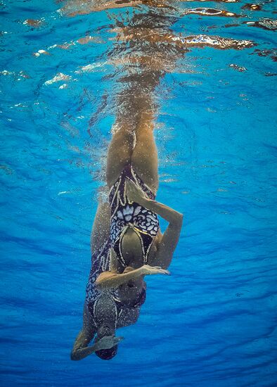 2016 Summer Olympics. Synchronized swimming duets. Free routine. Final