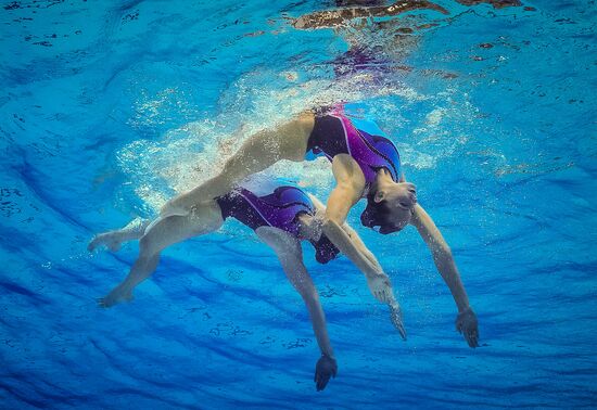 2016 Summer Olympics. Synchronized swimming duets. Free routine. Final