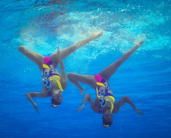 2016 Summer Olympics. Synchronized swimming duets. Free routine. Final