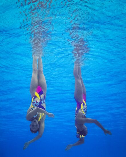 2016 Summer Olympics. Synchronized swimming duets. Free routine. Final