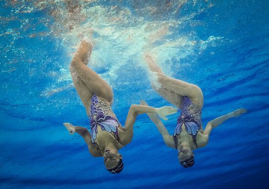 2016 Summer Olympics. Synchronized swimming duets. Free routine. Final