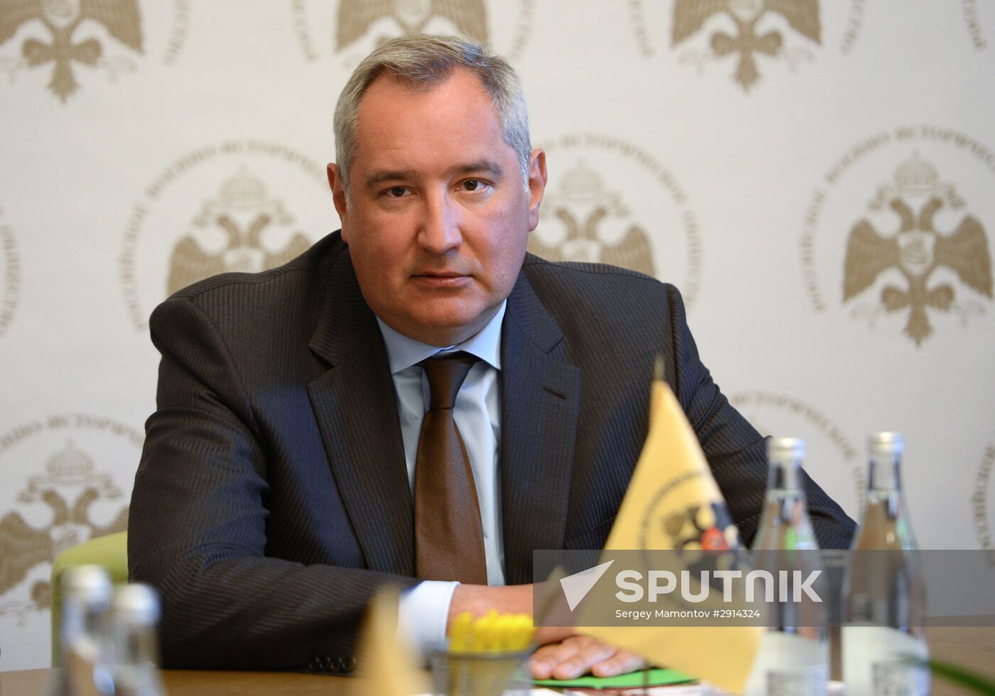 Deputy Prime Minister Dmitry Rogozin attends opening of Russian Military History Society's camp