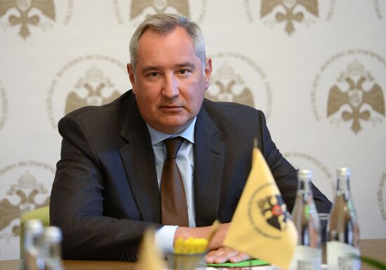 Deputy Prime Minister Dmitry Rogozin attends opening of Russian Military History Society's camp