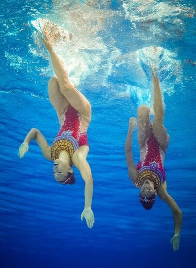 2016 Summer Olympics. Synchronized swimming duets. Free routine. Final