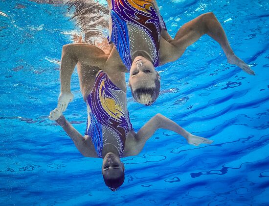 2016 Summer Olympics. Synchronized swimming duets. Free routine. Final