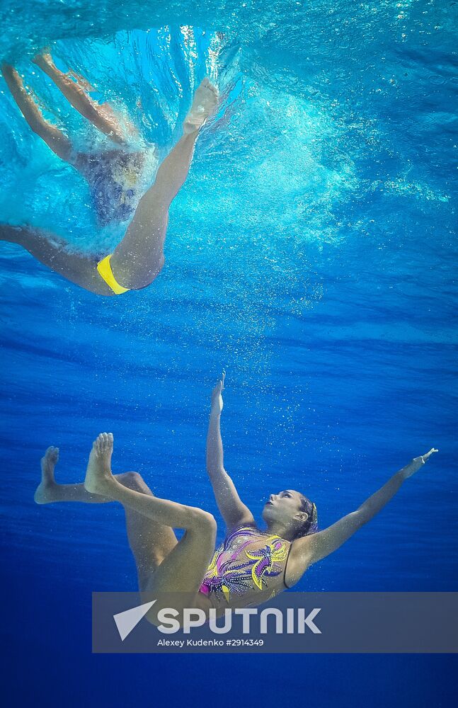 2016 Summer Olympics. Synchronized swimming duets. Free routine. Final