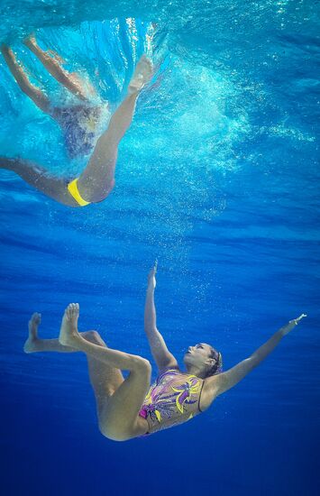 2016 Summer Olympics. Synchronized swimming duets. Free routine. Final