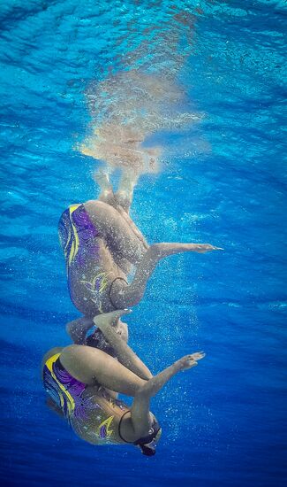 2016 Summer Olympics. Synchronized swimming duets. Free routine. Final