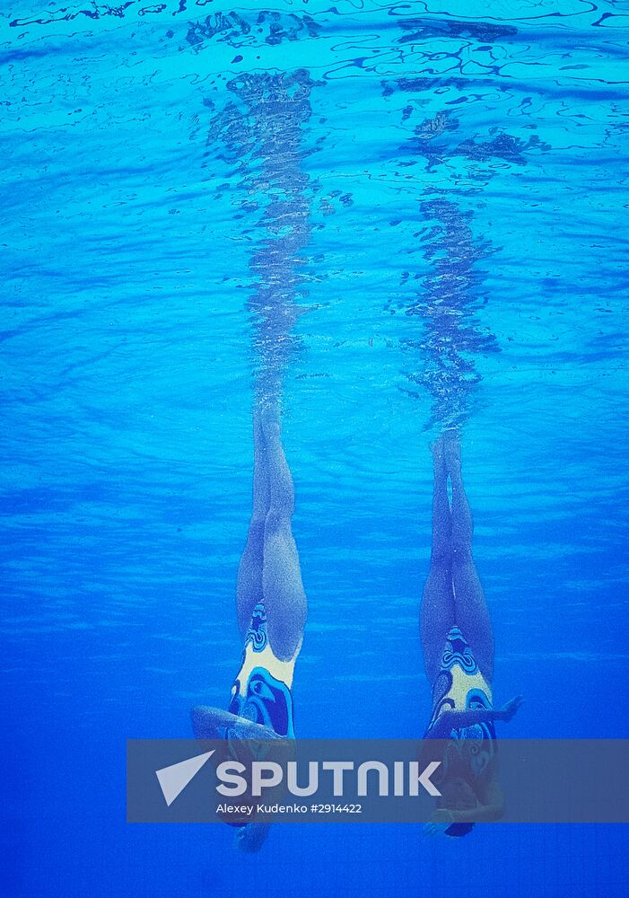 2016 Summer Olympics. Synchronized swimming duets. Free routine. Final