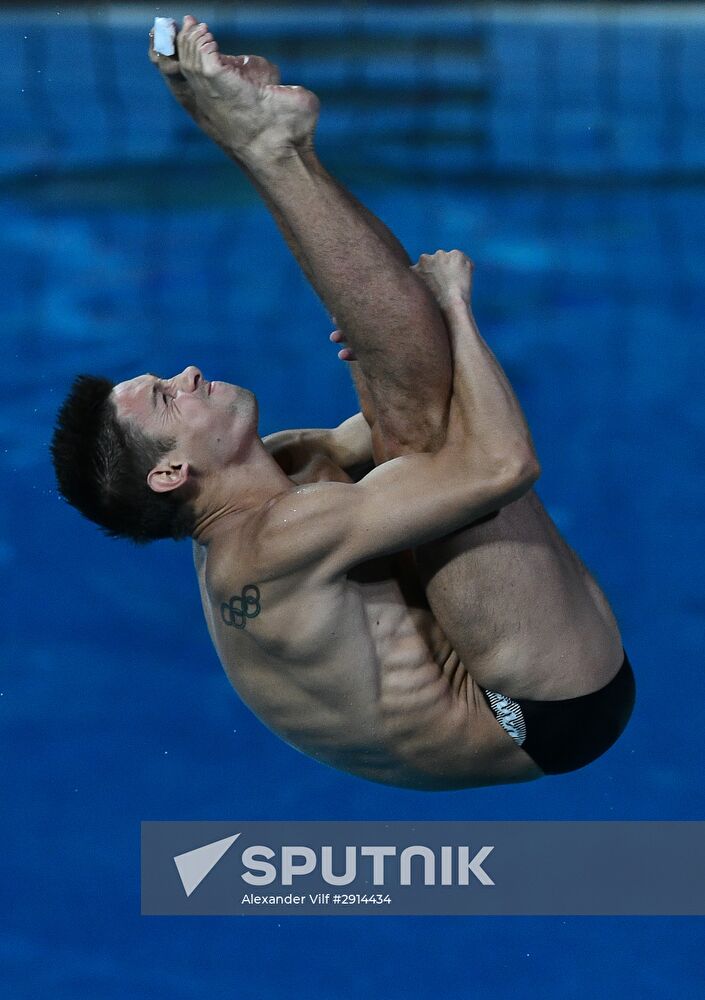 2016 Summer Olympics. Diving. Men. 3m springboard