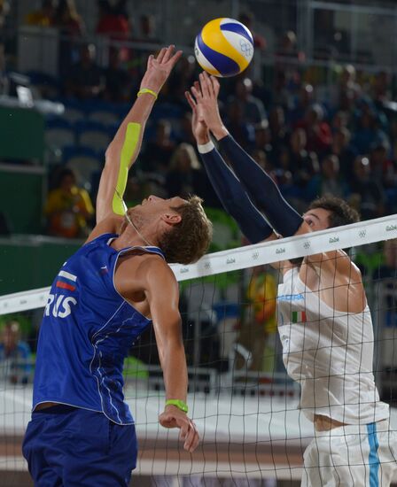 2016 Summer Olympics. Beach volleyball. Semifinals. Semyonov / Krasilnikov vs. Lupo / Nicolai