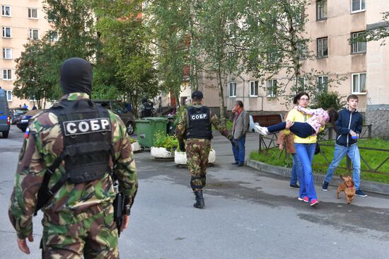 Special task force operation to detain North Caucasus militants in St. Petersburg