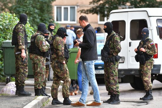 Special task force operation to detain North Caucasus militants in St. Petersburg