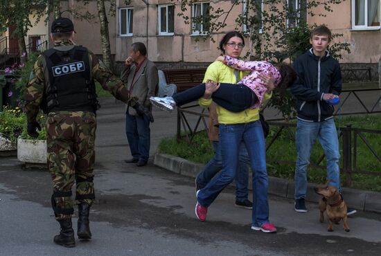 Special task force operation to detain North Caucasus militants in St. Petersburg