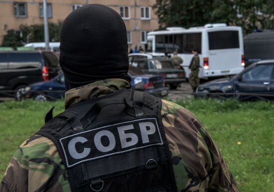 Special task force operation to detain North Caucasus militants in St. Petersburg