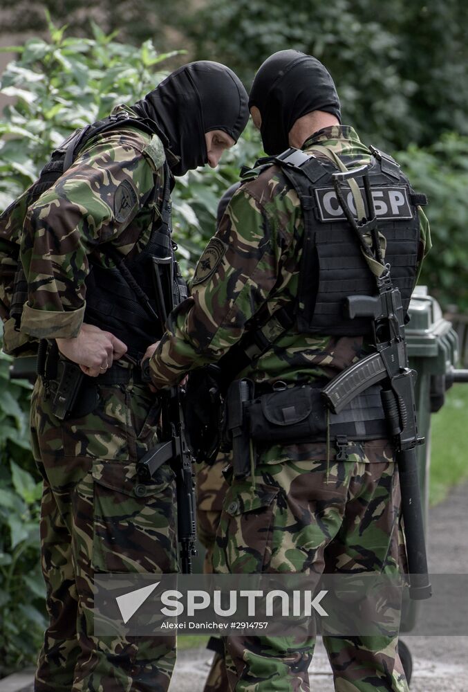 Special task force operation to detain North Caucasus militants in St. Petersburg