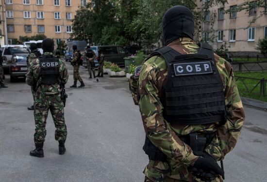 Special task force operation to detain North Caucasus militants in St. Petersburg