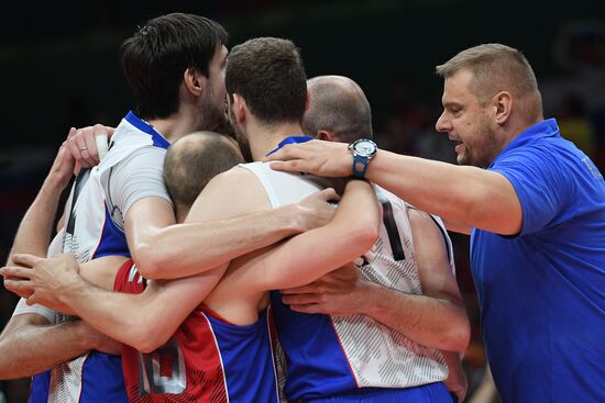 The 2016 Summer Olympics. Volleyball. Men. Canada vs. Russia