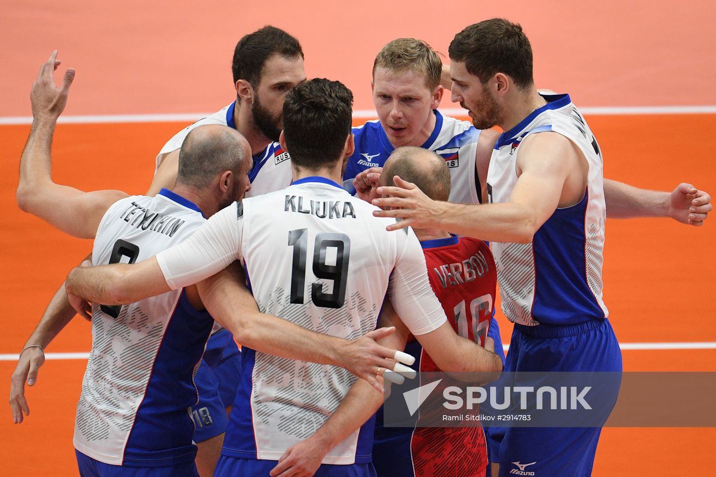 The 2016 Summer Olympics. Volleyball. Men. Canada vs. Russia
