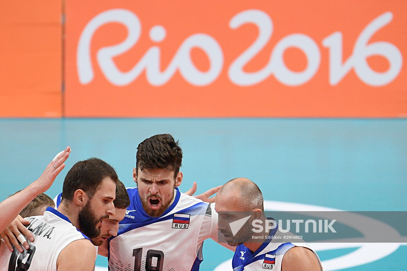 The 2016 Summer Olympics. Volleyball. Men. Canada vs. Russia