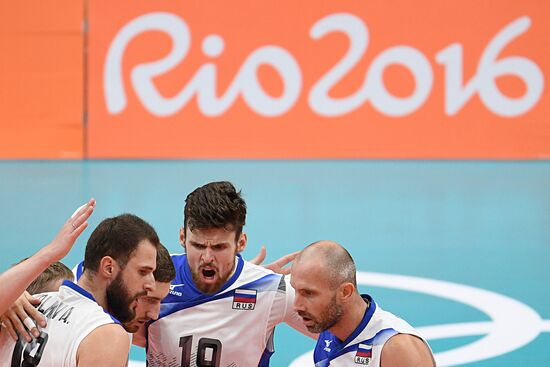 The 2016 Summer Olympics. Volleyball. Men. Canada vs. Russia
