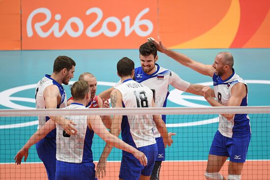 The 2016 Summer Olympics. Volleyball. Men. Canada vs. Russia