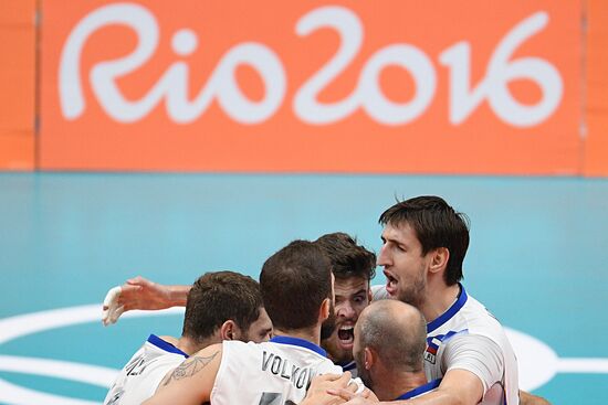 The 2016 Summer Olympics. Volleyball. Men. Canada vs. Russia