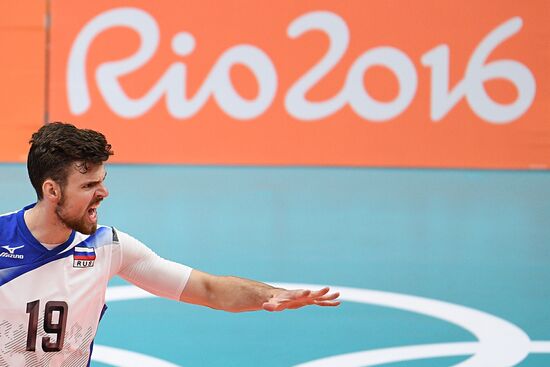 The 2016 Summer Olympics. Volleyball. Men. Canada vs. Russia