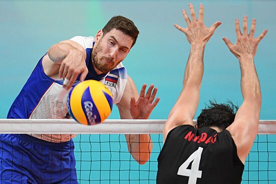 The 2016 Summer Olympics. Volleyball. Men. Canada vs. Russia