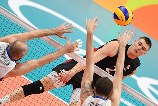 The 2016 Summer Olympics. Volleyball. Men. Canada vs. Russia