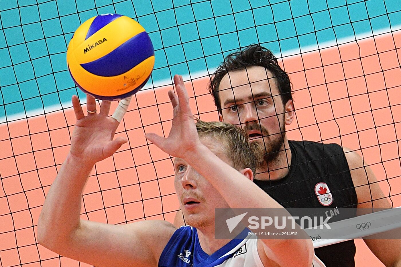 The 2016 Summer Olympics. Volleyball. Men. Canada vs. Russia