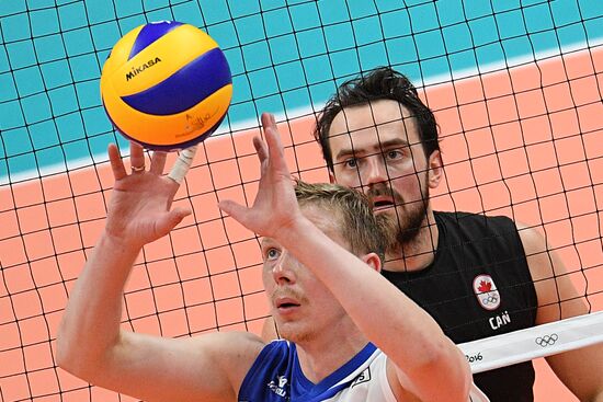 The 2016 Summer Olympics. Volleyball. Men. Canada vs. Russia