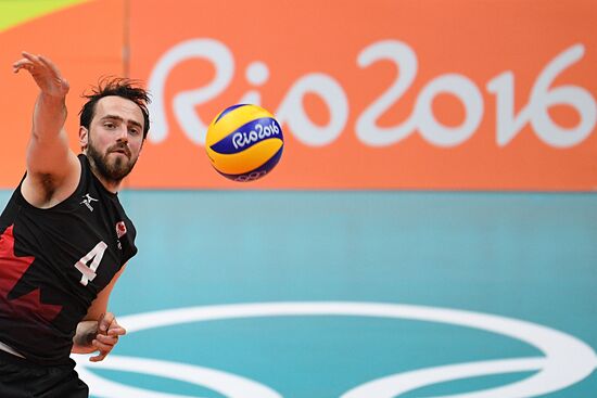 The 2016 Summer Olympics. Volleyball. Men. Canada vs. Russia