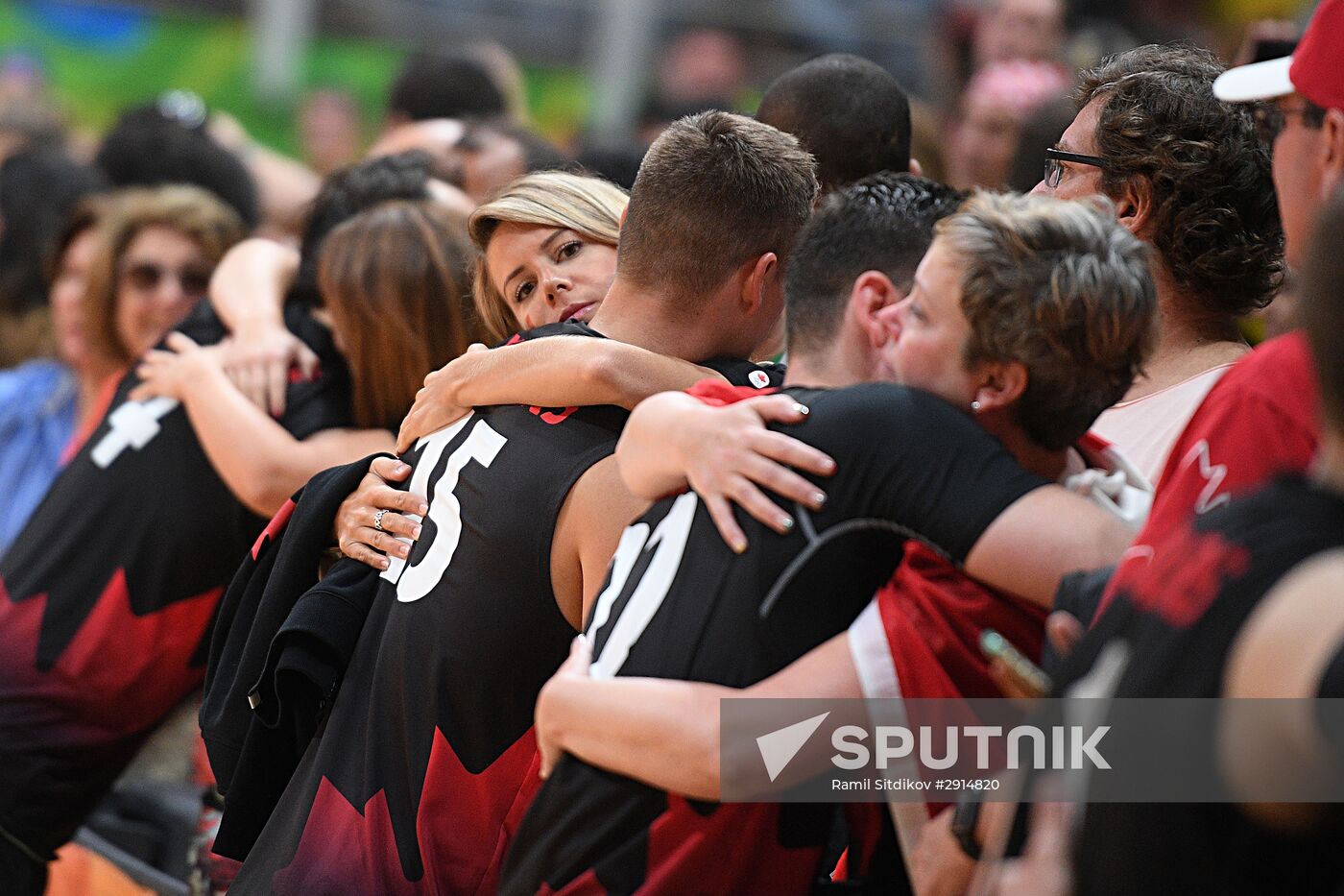The 2016 Summer Olympics. Volleyball. Men. Canada vs. Russia