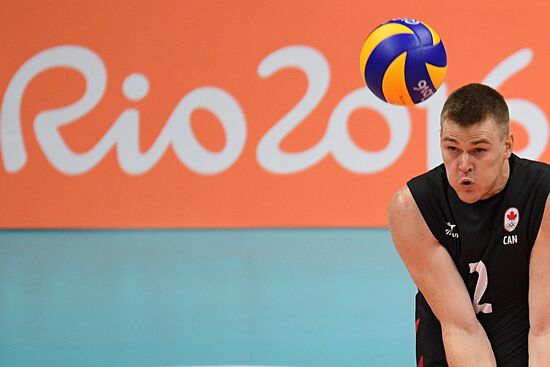 The 2016 Summer Olympics. Volleyball. Men. Canada vs. Russia