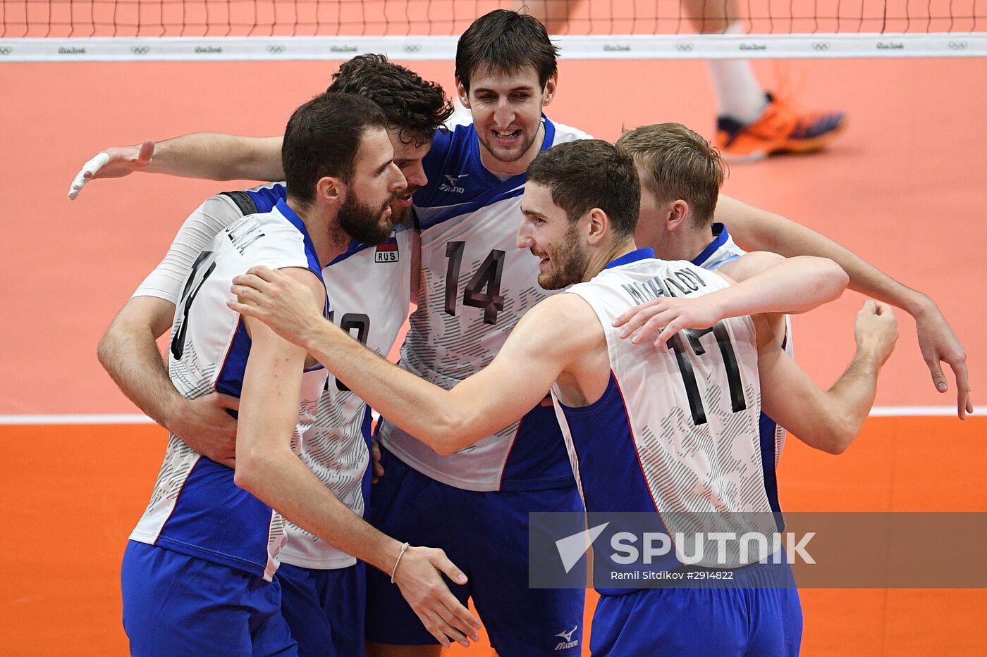 The 2016 Summer Olympics. Volleyball. Men. Canada vs. Russia