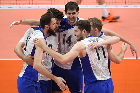 The 2016 Summer Olympics. Volleyball. Men. Canada vs. Russia