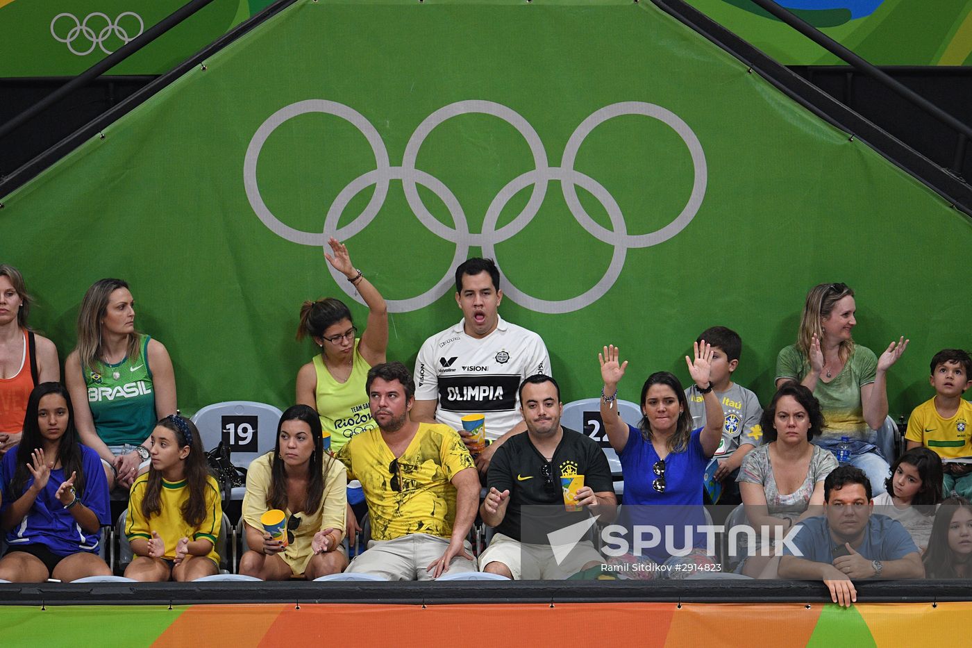 The 2016 Summer Olympics. Volleyball. Men. Canada vs. Russia